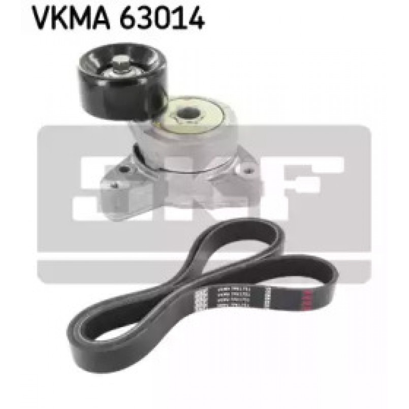 VKMA 63014 SKF Комплект доріжкового ремня (ролик, ремінь)